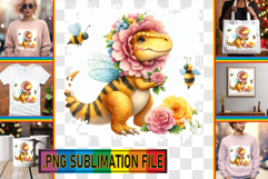 Dazzling PNG Art for TSHIRTS, Dino Product Image 1