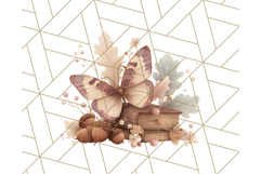 Cottagecore Butterfly and Book PNG Clipart Reading Elements Product Image 3