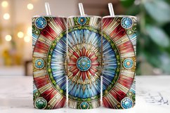 Stained glass Tumbler Wrap | Sublimation | Tumblers Product Image 1
