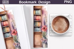 Book Bookmark Flowers Sublimation | Bookmark Book Lover Product Image 1