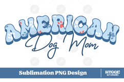 American Dog Mama Papa 4th of July USA Paw DTF PNG Bundle Product Image 4