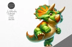 Dinosaur clipart, Dino clipart, Kids sublimation Product Image 1