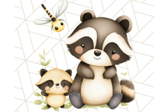Cute Animal Friends Clipart PNG, Whimsical Spring Animal Duo Product Image 3