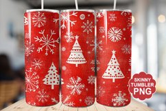 Christmas Red Tumbler | Christmas Tumbler Wrap Product Image 1