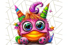 Spooky Cute Monster PNG Clipart, Adorable Halloween Monsters Product Image 3
