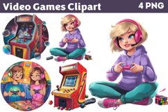 Video Games Clipart PNG Product Image 1