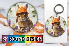 Vibrant Easter Bunny Sublimation Assortment Product Image 1