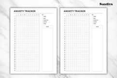 Anxiety Tracker Printable 5 | Daily Tracker Template Product Image 3