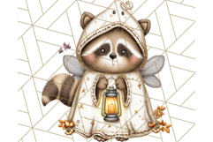 Halloween Fairy Animal Clipart PNG, Cute Spooky Creatures Product Image 3