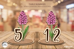 Flowers Table Numbers Bundle | Glowforge | SVG Product Image 15