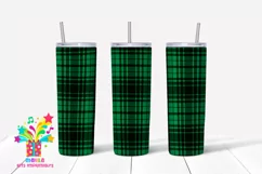 Buffalo Plaid Christmas Skinny tumbler Sublimation #8 Product Image 1