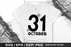 31 October SVG - Halloween Design Product Image 1