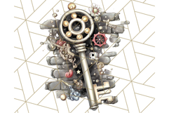 Dark Nutcracker Clipart Gothic Holiday Ballet PNG, Christmas Product Image 3