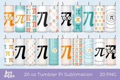20 Pi Math Tumbler Sublimation Bundle STEM-Inspired 20 oz Product Image 1