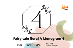 Fairy Tale Floral Monogram Product Image 1
