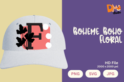 Boheme Boho Floral Monogram Product Image 1