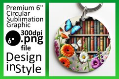 Charming Round Design for Sublimation , Books Product Image 1