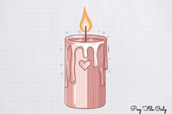 Retro Valentine Day Clipart PNG Product Image 1