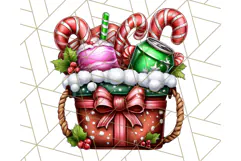 Summer Christmas Clipart PNG, Tropical Holiday Art Clip Art Product Image 3