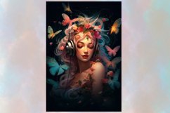 Fairy With Butterflies Wall Art ,Jpg 12x18 inch Product Image 3
