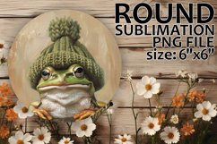 Charming Round Design Keychain Template , Christmas Product Image 1