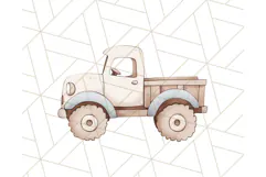 Kid’s Toy Clipart, Nursery Decor Png, Trucks, Rockets, Cars Product Image 3