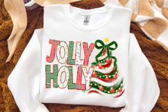 Holly Jolly Christmas png, Christmas Patterns png Product Image 2