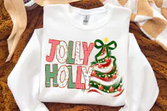 Holly Jolly Christmas png, Christmas Patterns png Product Image 2