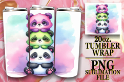 ENCHANTING SMILES 20oz TUMBLER WRAP, Cute Animals Product Image 1