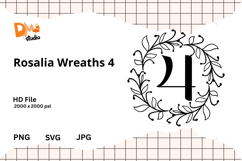 Rosalia Wreaths Monogram Product Image 1
