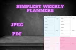 best simplest weekly planner freebie 38,free Weekly planners Product Image 3