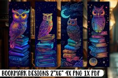 Animal Kingdom Neon: Printable Bookmark Art Product Image 1