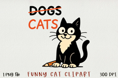 Cute &amp; Funny Cat BUNDLE, PNG. Product Image 27