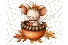 Fall Fairy Animal Clipart PNG, Woodland Creatures With Wings Product Image 3