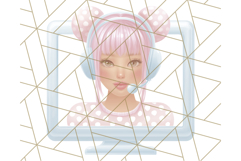 Pastel Gamer Girl Clipart PNG, Kawaii Gaming Elements Product Image 3