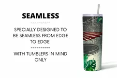 Hummingbird Tumbler Sublimation | 20 oz | Taper | Straight Product Image 2