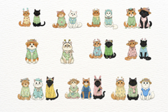 Spring Cats Clipart Product Image 8