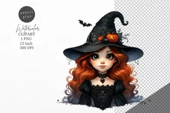 Halloween clipart, Witch clipart, Autumn clipart Product Image 1
