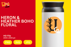Heron &amp; Heather Boho Floral Monogram Product Image 1