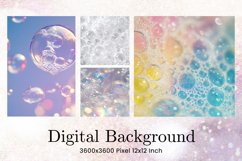 Water Bubbles Background Rainbow Water Drop Wallpaper Product Image 1