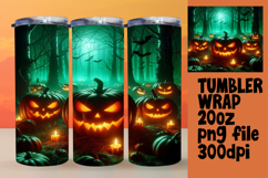 20oz Tumbler Template for Personal Use , Horror Halloween Product Image 1