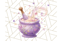 Hocus Pocus Potion Lab Clipart PNG Halloween Clip Art Product Image 3