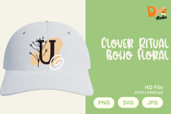 Clover Ritual Boho Floral Monogram Product Image 1
