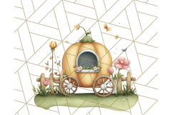 Whimsical Fairy Village Clipart PNG for Kids, Fairytales Png Product Image 3