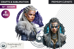 Viking Mythology Giants Clipart, Norse Jotuns gods Product Image 1
