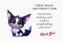 Funny Cat Clipart, Funny Cats Sublimation bundle Product Image 2