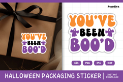Halloween Small Business Packaging Sticker | Boo&#039;d Product Image 1