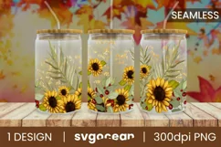 Sunflower Can Glass Png | Beer Can | 16 Oz Libbey Glass Product Image 1