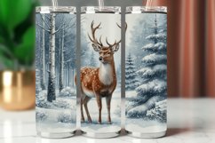 Tumbler Wrap 20 oz - deer in the forest Product Image 1