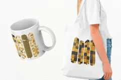 Honey Bees Brushtrokes Clipart 24 PNG Product Image 3